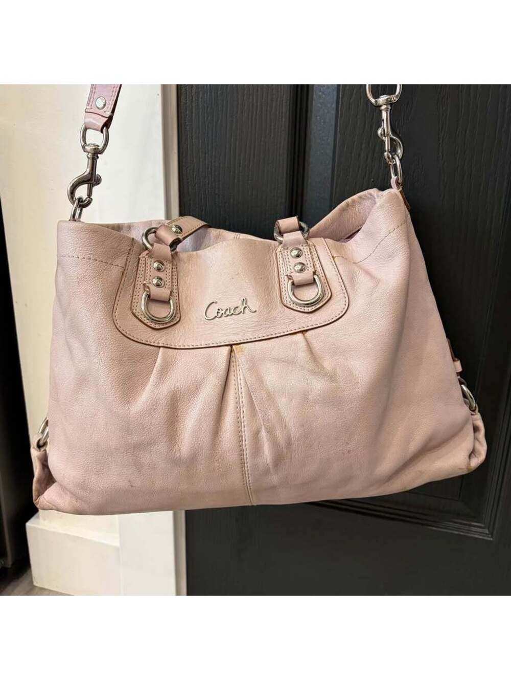 Coach Ashley Satchel Blush Pink Shoulder bag F15513